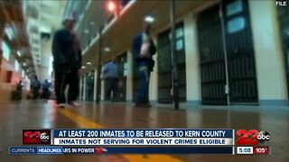 About 200 inmates to be released early to Kern County