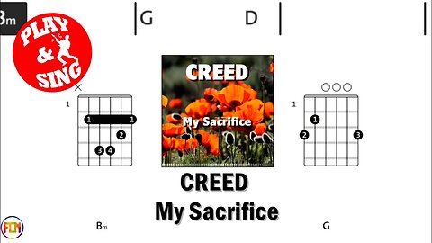 CREED My Sacrifice FCN GUITAR CHORDS & LYRICS