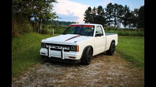 STOCK 4.8 REAR MOUNT TURBO STICK SHIFT S10 [The Sinister S-10]