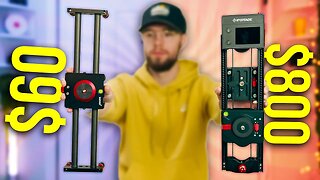 $60 vs $800 CAMERA SLIDER!