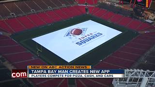 Game show app allows people watching football to win pizza, cash and cars
