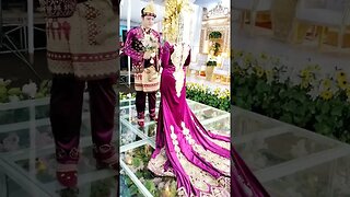 Cantik dan Elegant ! Pengantin Pakaian Adat Palembang Modifikasi #shorts #short #shortvideo