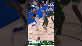 Brook Lopez rejects Embiid(Nba Clipz)#shorts