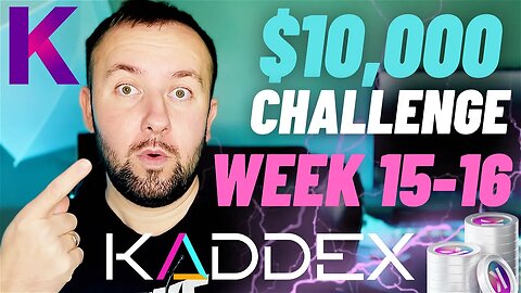 $10,000 DCA Crypto Challenge - This Is YOUR Pick 🚀 Kadena and Kaddex (Week 15 & 16)