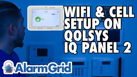 Setting Up WIFI & Cell on a Qolsys IQ Panel 2