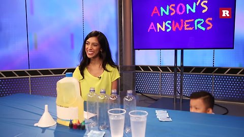 Anson Wong, boy genius, makes a liquid motion lamp | Anson's Answers