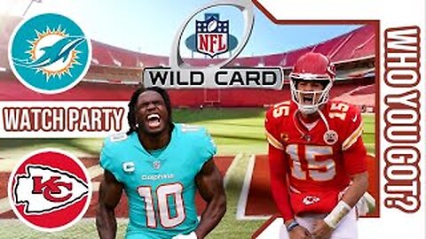 Miami Dolphins vs Kansas City Chiefs | Live Watch Party Stream | NFL 2023 AFC Wildcard