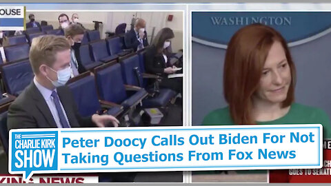 Peter Doocy Calls Out Biden For Not Taking Questions From Fox News