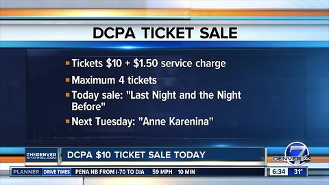 DCPA $10 ticket sale today
