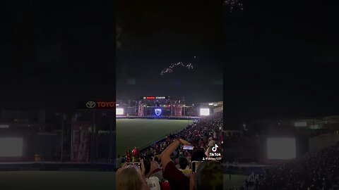 #Army drone show at #fcdallas