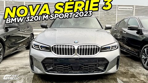 NOVA BMW SÉRIE 3 320I M SPORT 2023 CHEGA PARA MATAR DE VEZ OS CONCORRENTES AGORA + EQUIPADA!