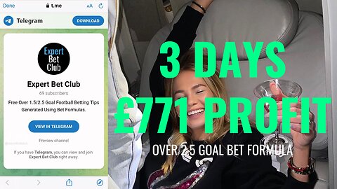 Football Betting Formula: Over 2.5 Goal Betting Strategy £771 Profit 3 Days
