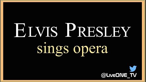 ELVIS PRESLEY - in studio - warms up with Opera