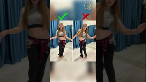 How to do Omi in Belly Dance. Correct and wrong technique #shorts #bellydancetutorial