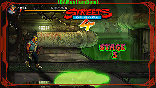 Streets of Rage 4 | Stage 05 – Underground, Hard Mode, Feat: Axle Stone (Streets of Rage, 2020 PS4)