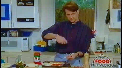 How To Boil Water "Lets Make Some Pizzas!" Food Network Show (1995)