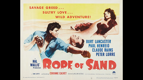 Rope of Sand (1949) | A classic film noir directed by William Dieterle