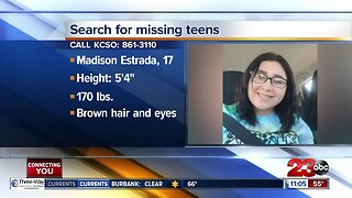 Search for missing Kern County teens