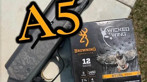 Browning A5 Wicked Wings Browning 12 Gauge Shotgun 12ga 3" #4 Wicked Wings Shell Pattern Test