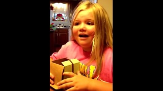 Girl's Priceless Reaction To Baby Sister News