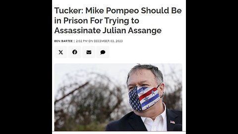 Mike Pompeo Tried to have Julian Assange Poisoned and Murdered at the,
