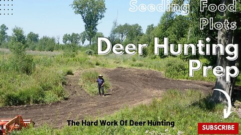 Putting seed in the ground for my food plots / 2023 Deer Hunting / Deer Camp / White Tail Deer Prep