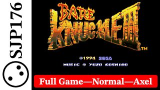 Bare Knuckle III—Uncut No-Commentary Casual Playthrough—Full Game