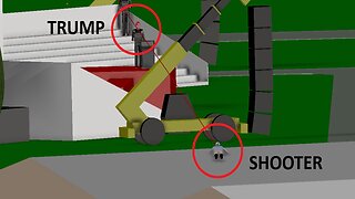 3D Reconstruction of the Trump Assassination Attempt. How many shooters? Water tower shooter?