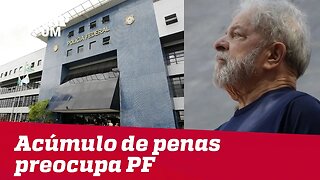 Acúmulo de penas do ex-presidente Lula preocupa a Polícia Federal