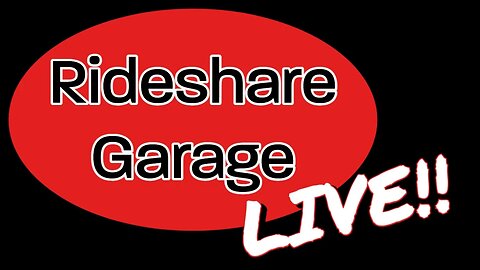 Rideshare Garage Livestream | Driving for Uber & Lyft