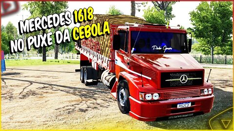 ETS2 1.46 MERCEDES 1618 VÁRIAS CARGAS E ACESSÓRIOS EURO TRUCK SIMULATOR 2 1.46