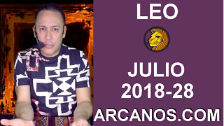 HOROSCOPO LEO-Semana 2018-28-Del 8 al 14 de julio de 2018-ARCANOS.COM