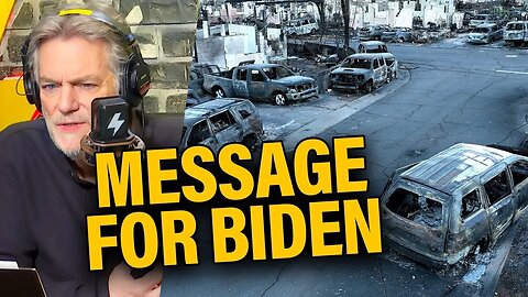 Maui Resident Sends CLEAR Message to Joe Biden