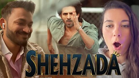 SHEHZADA Trailer Reaction by UD & KSU ! | Kartik Aaryan | Kriti Sanon | Rohit Dhawan
