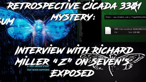 Retrospective Cicada 3301 mystery: Interview with Richard Miller “Z” on Seven’s Exposed #LIVE