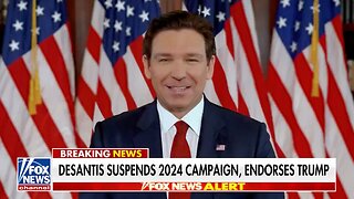 Florida Governor Ron DeSantis Suspends Presidential Campaign, Endorses Trump