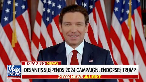 Florida Governor Ron DeSantis Suspends Presidential Campaign, Endorses Trump