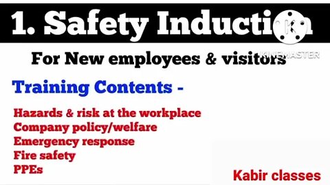 Types of Safety Training in Hindi Explanation