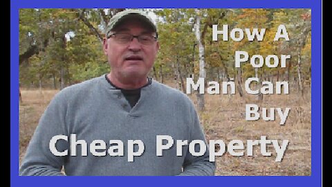 HOW A POOR MAN CAN BUY CHEAP PROPERTY