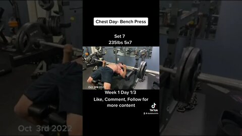 Bench press strength training program/ adding 50lbs to your bench in no time