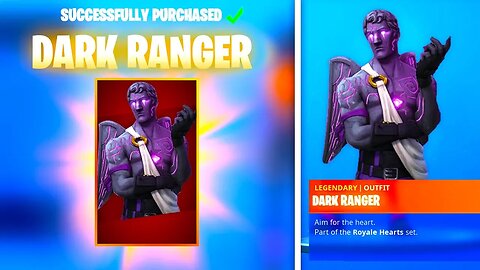 How To Get The "DARK RANGER" For FREE In Fortnite! (Fortnite Battle Royale!) New DARK LOVE RANGER