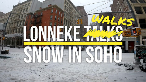 Snow in SoHo - Lonneke Walks NYC