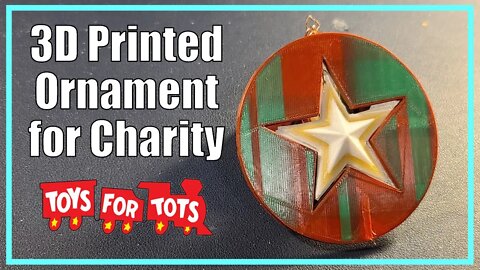Printing a Holiday Ornament with the 3D Printer | Makers for Charity | 2021/40