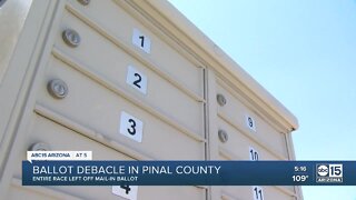 Entire race missing from Pinal county mail-in ballot