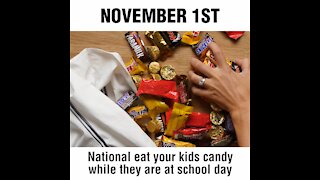 National Eat Your Kids' Candy Day [GMG Originals]
