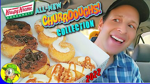 Krispy Kreme® NEW CHURRDOUGHS COLLECTION Review 🍮🍩 ALL 3 FLAVORS! 🤯 Peep THIS Out! 🕵️‍♂️