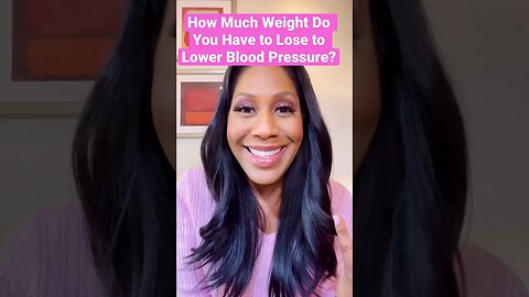 How Much Weight Do You Have to Lose to Lower Blood Pressure? 🧐 #shorts