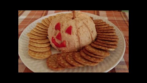 Pumpkin Cheese Ball - The Hillbilly Kitchen