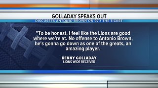 Lions WR Kenny Golladay speaks out about Antonio Brown