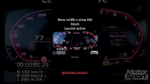 Discover the Hidden Power BMW M135i xDrive F40 Acceleration & Launch Control #bmw135i #viralvideo